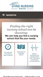 Mobile Screenshot of findnursingschools.com